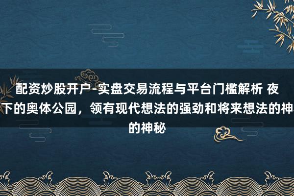 配资炒股开户-实盘交易流程与平台门槛解析 夜幕下的奥体公园,领有现代想法的强劲和将来想法的神秘