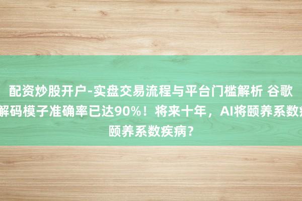 配资炒股开户-实盘交易流程与平台门槛解析 谷歌基因解码模子准确率已达90%!将来十年,AI将颐养系数疾病?