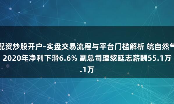 配资炒股开户-实盘交易流程与平台门槛解析 皖自然气2020年净利下滑6.6% 副总司理黎延志薪酬55.1万