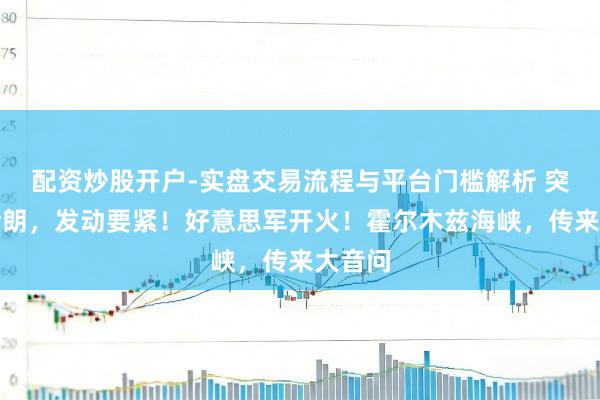 配资炒股开户-实盘交易流程与平台门槛解析 突发！伊朗，发动要紧！好意思军开火！霍尔木兹海峡，传来大音问